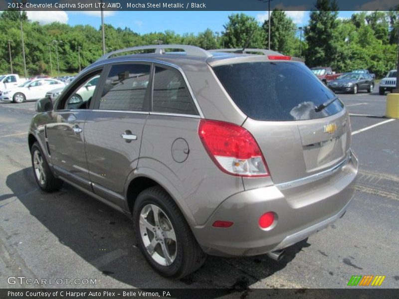 Mocha Steel Metallic / Black 2012 Chevrolet Captiva Sport LTZ AWD