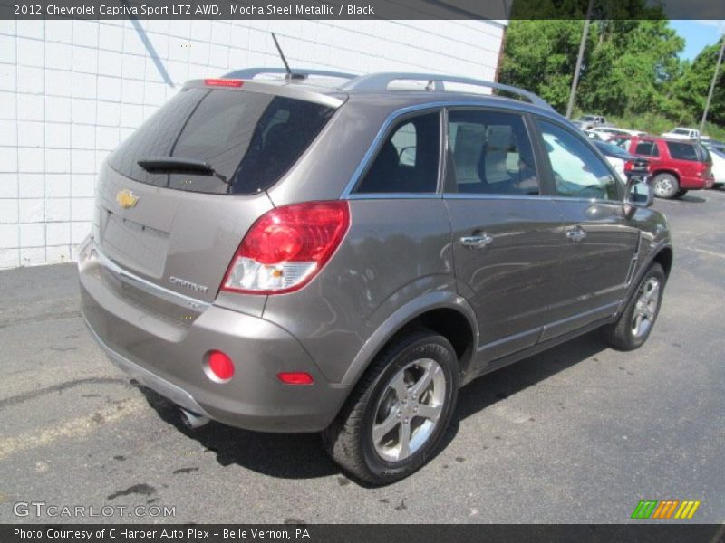 Mocha Steel Metallic / Black 2012 Chevrolet Captiva Sport LTZ AWD