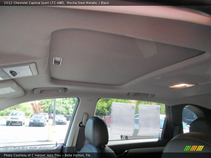 Mocha Steel Metallic / Black 2012 Chevrolet Captiva Sport LTZ AWD