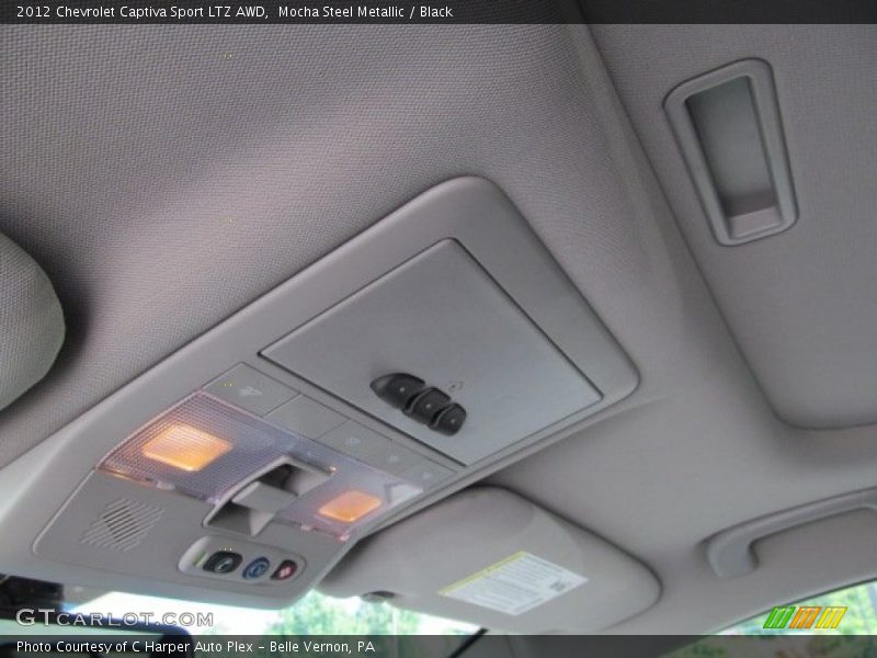 Mocha Steel Metallic / Black 2012 Chevrolet Captiva Sport LTZ AWD