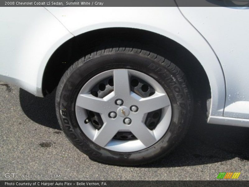 Summit White / Gray 2008 Chevrolet Cobalt LS Sedan