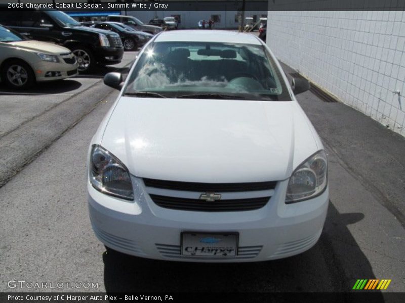 Summit White / Gray 2008 Chevrolet Cobalt LS Sedan