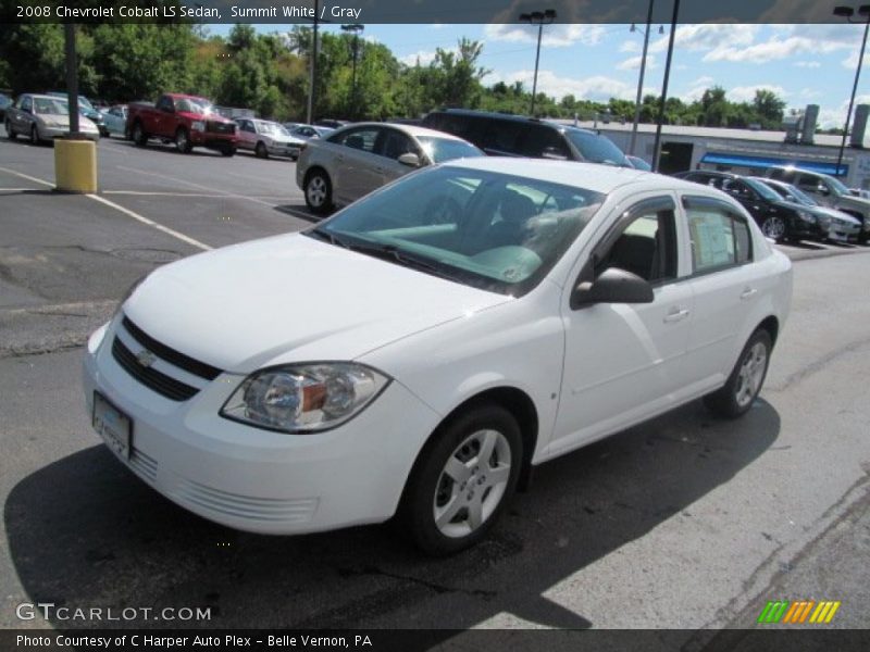 Summit White / Gray 2008 Chevrolet Cobalt LS Sedan