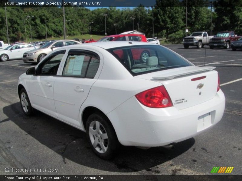 Summit White / Gray 2008 Chevrolet Cobalt LS Sedan