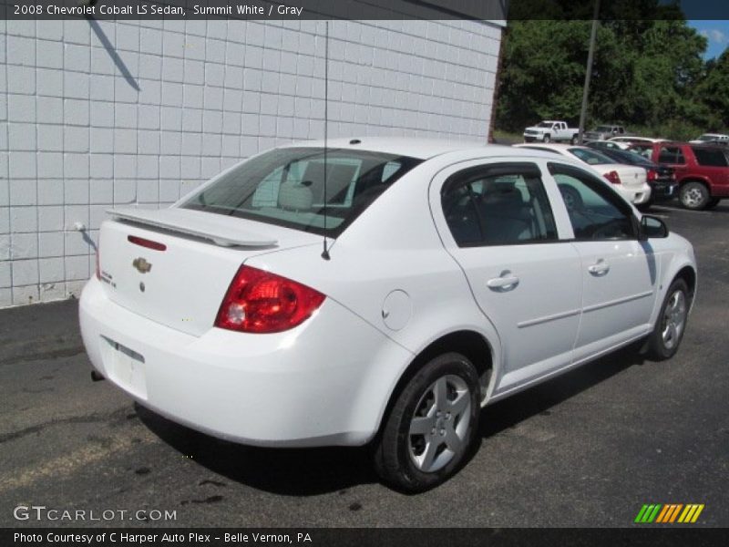Summit White / Gray 2008 Chevrolet Cobalt LS Sedan