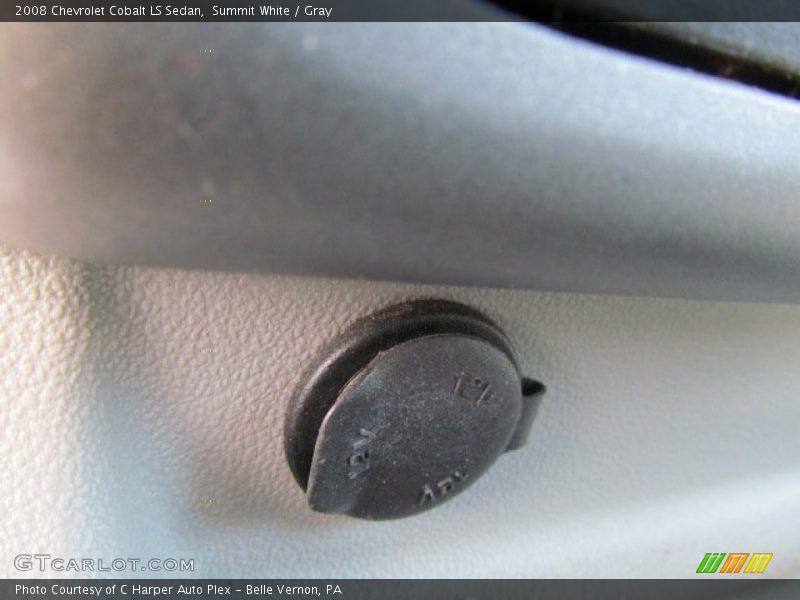 Summit White / Gray 2008 Chevrolet Cobalt LS Sedan