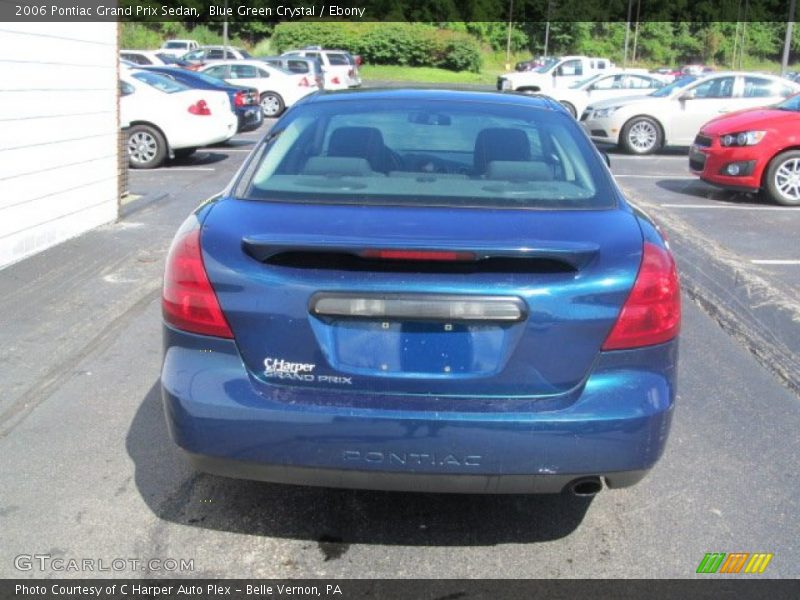 Blue Green Crystal / Ebony 2006 Pontiac Grand Prix Sedan