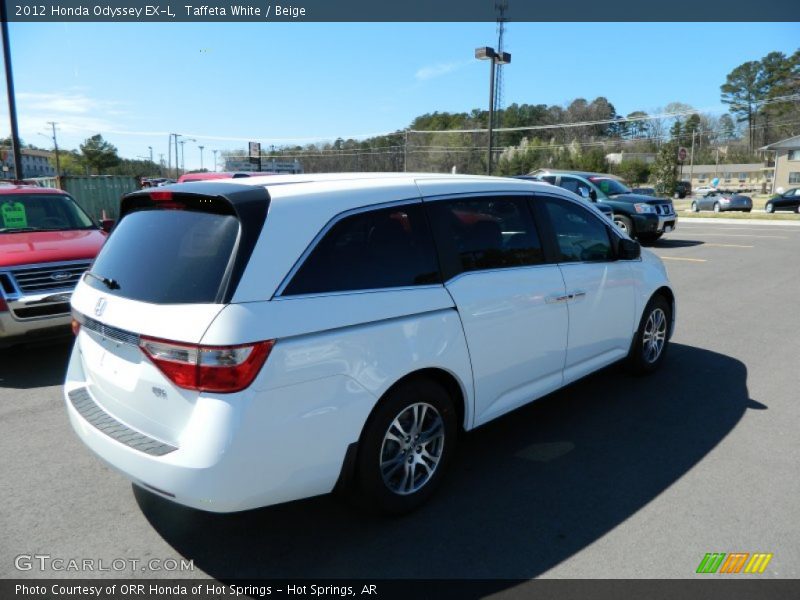 Taffeta White / Beige 2012 Honda Odyssey EX-L