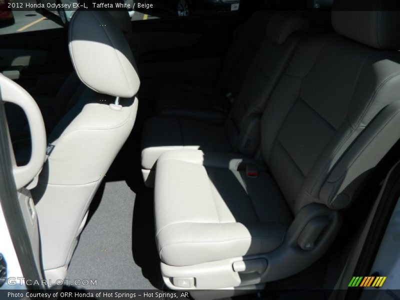 Taffeta White / Beige 2012 Honda Odyssey EX-L