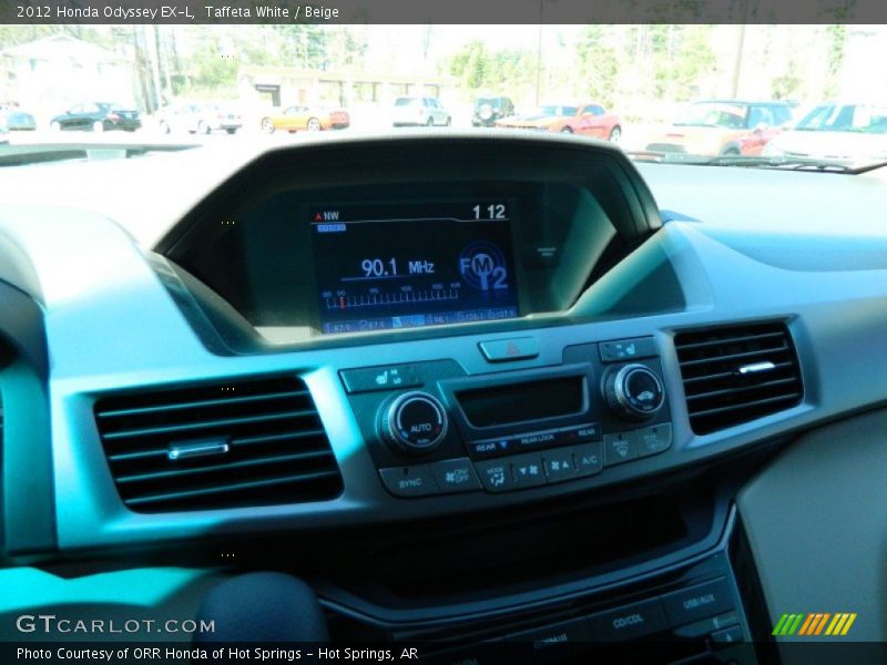 Taffeta White / Beige 2012 Honda Odyssey EX-L