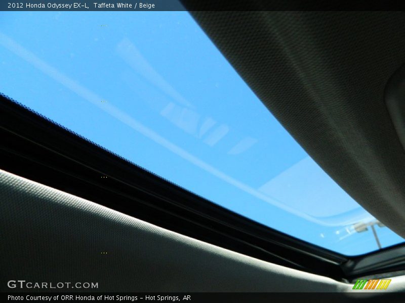 Taffeta White / Beige 2012 Honda Odyssey EX-L