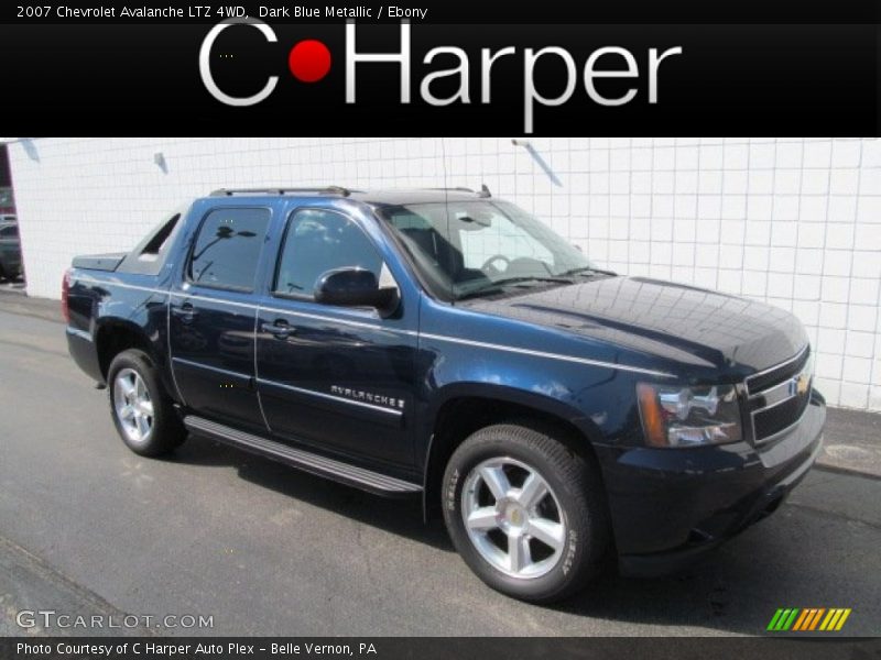 Dark Blue Metallic / Ebony 2007 Chevrolet Avalanche LTZ 4WD