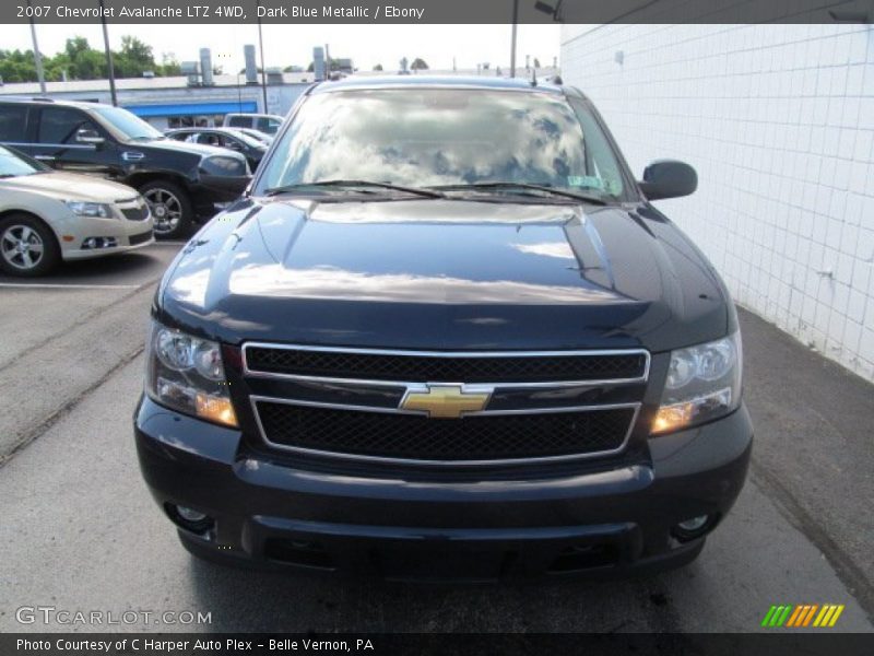 Dark Blue Metallic / Ebony 2007 Chevrolet Avalanche LTZ 4WD