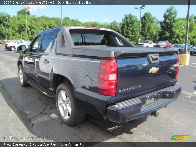 Dark Blue Metallic / Ebony 2007 Chevrolet Avalanche LTZ 4WD