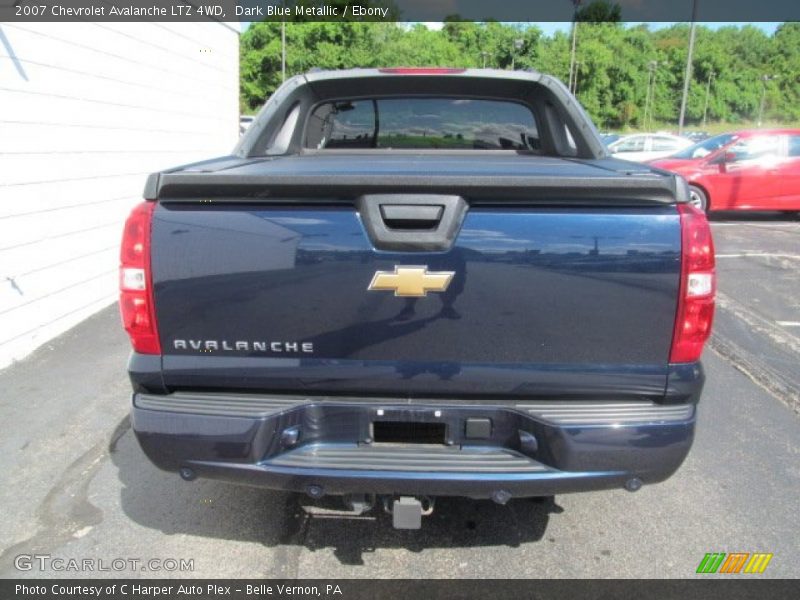 Dark Blue Metallic / Ebony 2007 Chevrolet Avalanche LTZ 4WD