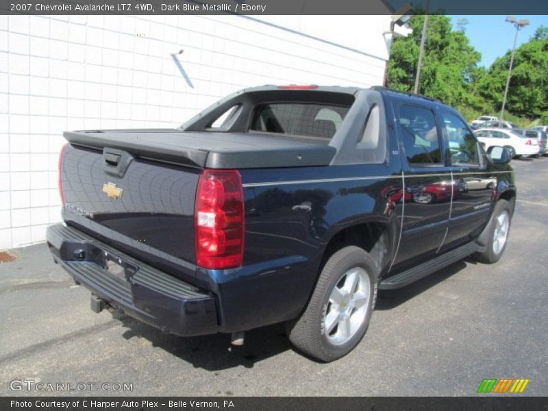 Dark Blue Metallic / Ebony 2007 Chevrolet Avalanche LTZ 4WD