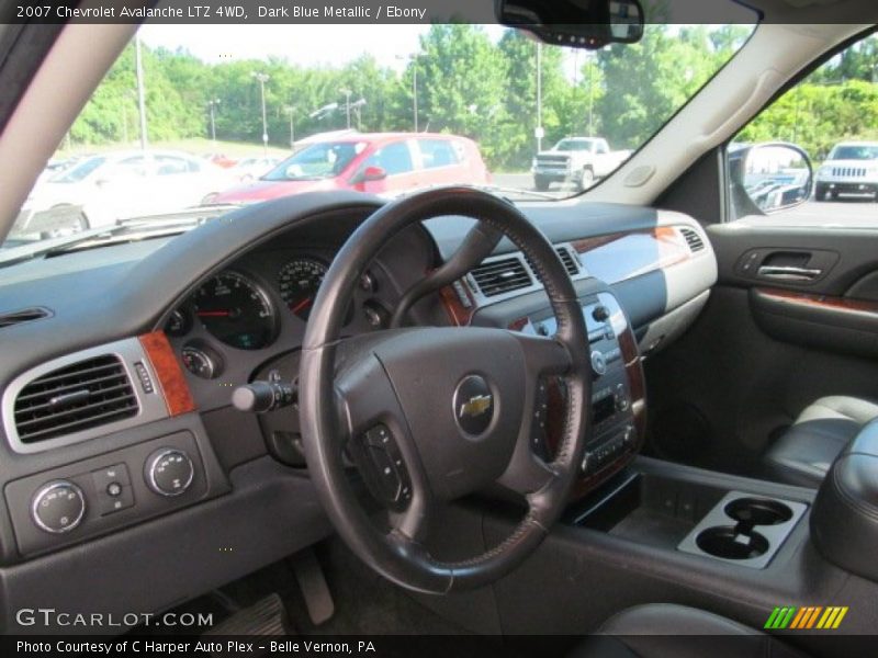 Dark Blue Metallic / Ebony 2007 Chevrolet Avalanche LTZ 4WD