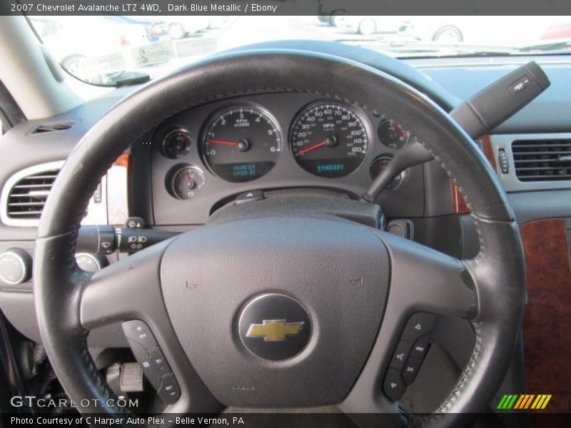 Dark Blue Metallic / Ebony 2007 Chevrolet Avalanche LTZ 4WD