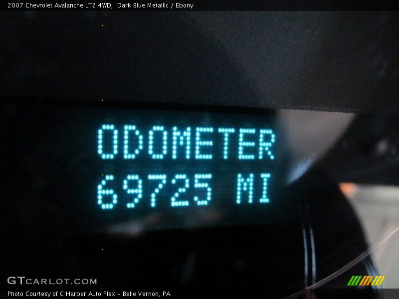 Dark Blue Metallic / Ebony 2007 Chevrolet Avalanche LTZ 4WD