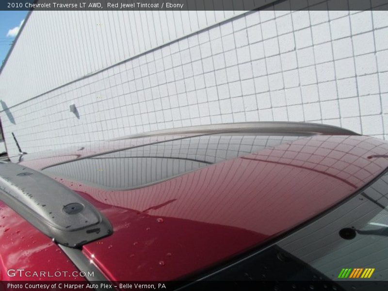 Red Jewel Tintcoat / Ebony 2010 Chevrolet Traverse LT AWD