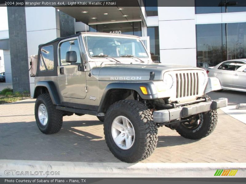 Light Khaki Metallic / Khaki 2004 Jeep Wrangler Rubicon 4x4