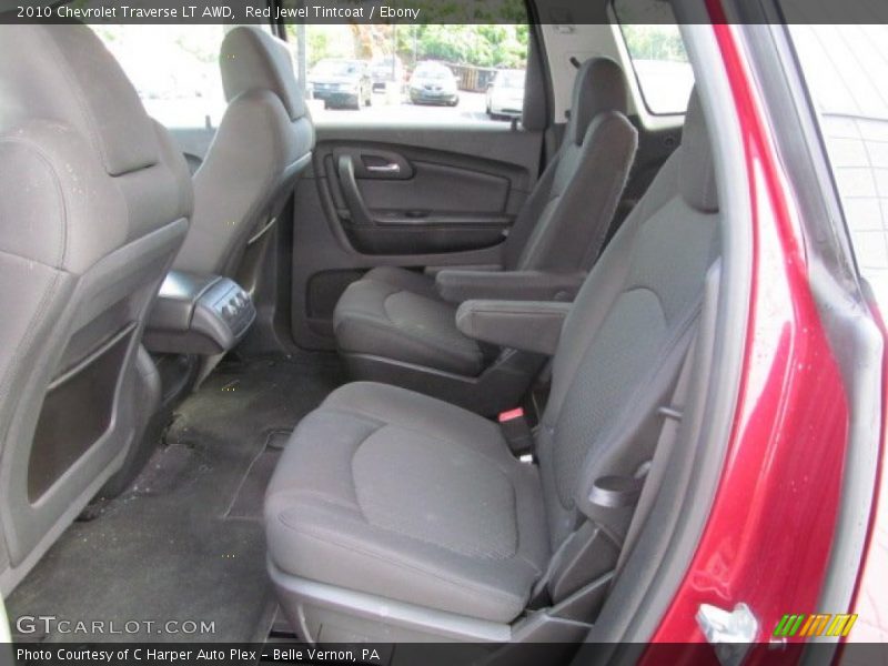 Red Jewel Tintcoat / Ebony 2010 Chevrolet Traverse LT AWD