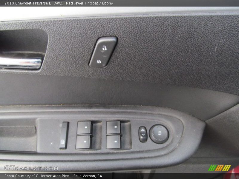 Red Jewel Tintcoat / Ebony 2010 Chevrolet Traverse LT AWD