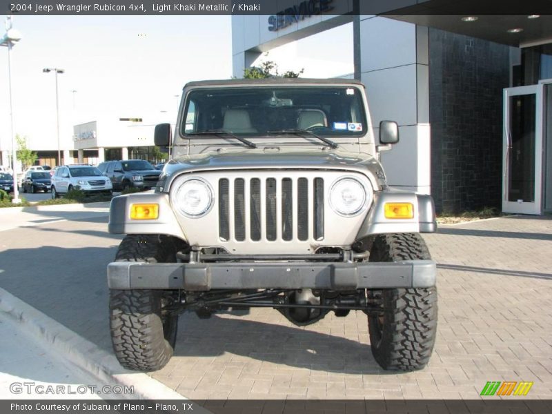 Light Khaki Metallic / Khaki 2004 Jeep Wrangler Rubicon 4x4