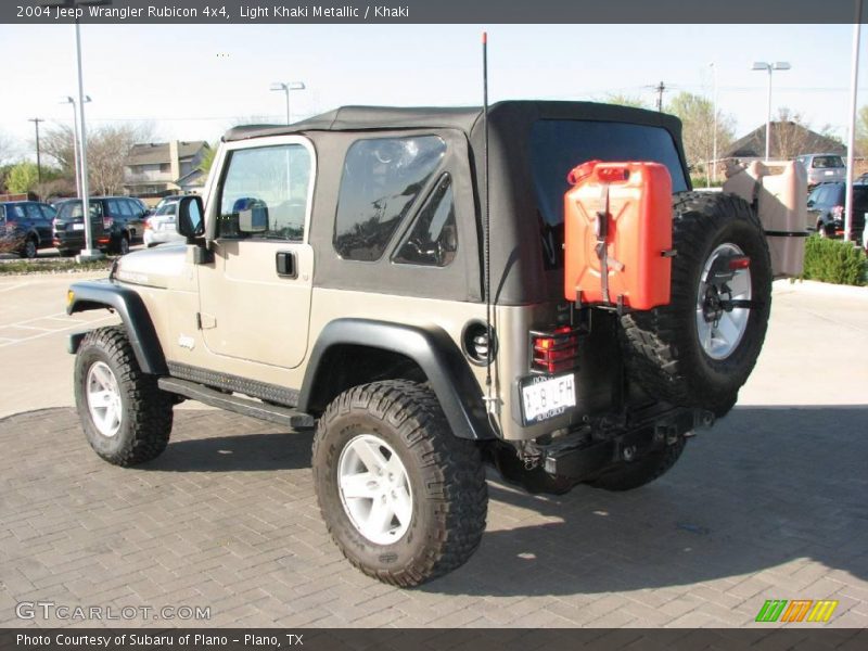 Light Khaki Metallic / Khaki 2004 Jeep Wrangler Rubicon 4x4