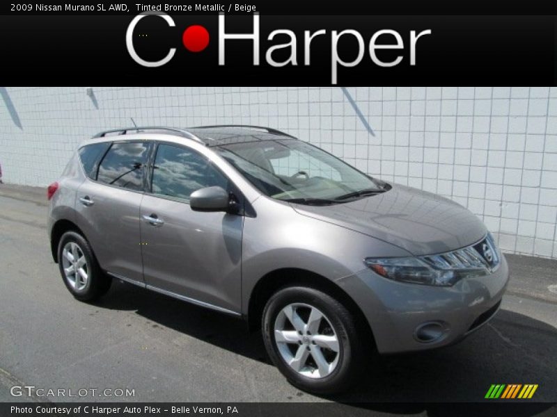 Tinted Bronze Metallic / Beige 2009 Nissan Murano SL AWD