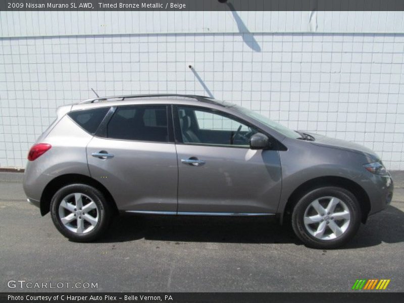 Tinted Bronze Metallic / Beige 2009 Nissan Murano SL AWD
