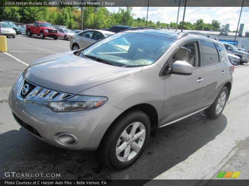 Tinted Bronze Metallic / Beige 2009 Nissan Murano SL AWD