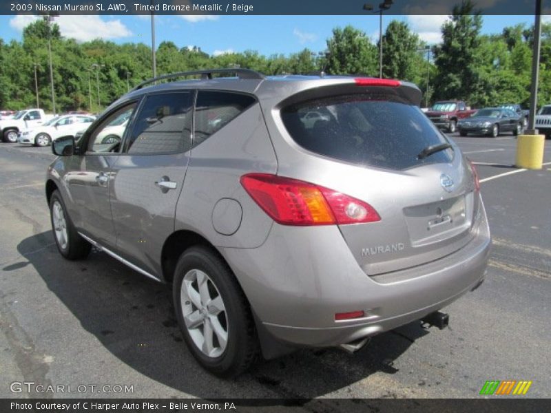 Tinted Bronze Metallic / Beige 2009 Nissan Murano SL AWD