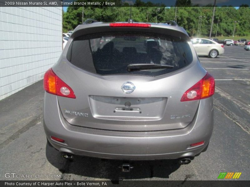 Tinted Bronze Metallic / Beige 2009 Nissan Murano SL AWD