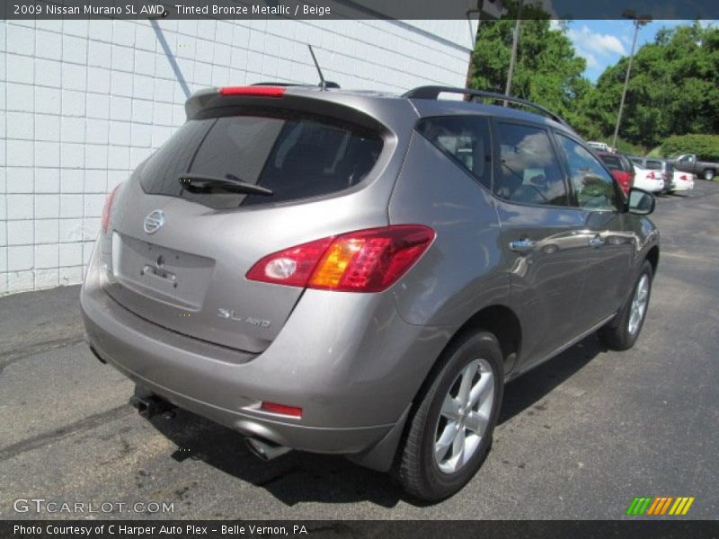 Tinted Bronze Metallic / Beige 2009 Nissan Murano SL AWD