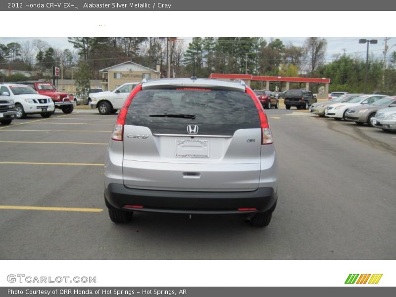 Alabaster Silver Metallic / Gray 2012 Honda CR-V EX-L