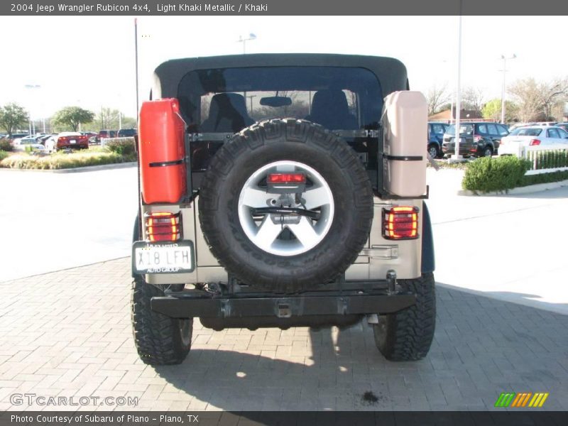 Light Khaki Metallic / Khaki 2004 Jeep Wrangler Rubicon 4x4