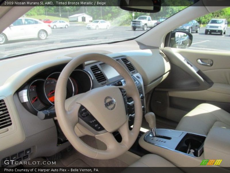 Tinted Bronze Metallic / Beige 2009 Nissan Murano SL AWD