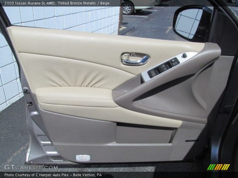 Tinted Bronze Metallic / Beige 2009 Nissan Murano SL AWD