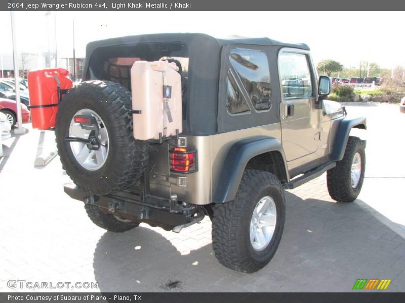 Light Khaki Metallic / Khaki 2004 Jeep Wrangler Rubicon 4x4