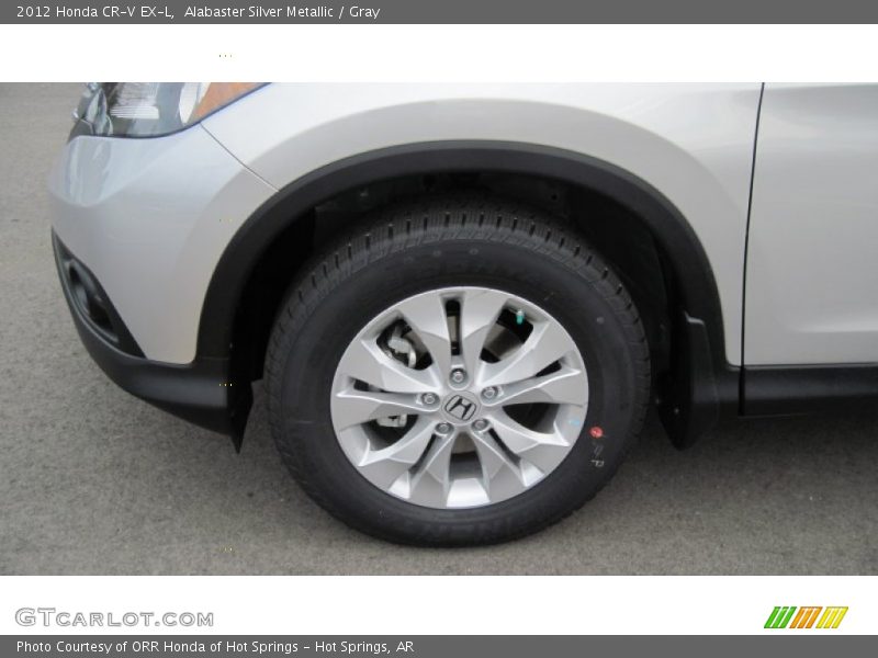 Alabaster Silver Metallic / Gray 2012 Honda CR-V EX-L