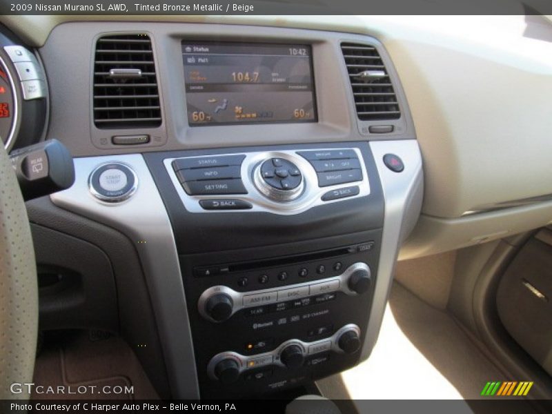 Tinted Bronze Metallic / Beige 2009 Nissan Murano SL AWD