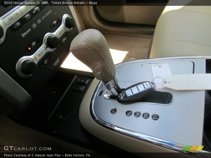 Tinted Bronze Metallic / Beige 2009 Nissan Murano SL AWD