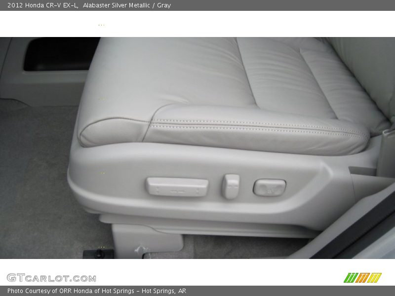 Alabaster Silver Metallic / Gray 2012 Honda CR-V EX-L