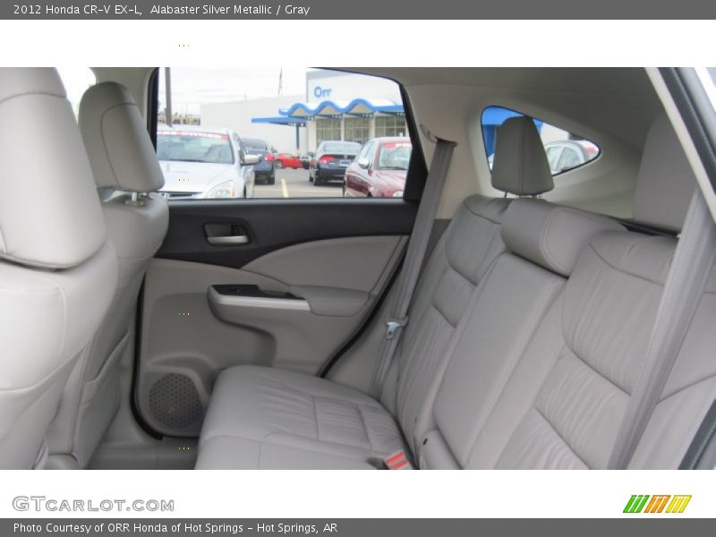 Alabaster Silver Metallic / Gray 2012 Honda CR-V EX-L