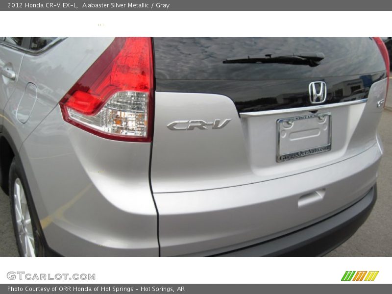 Alabaster Silver Metallic / Gray 2012 Honda CR-V EX-L