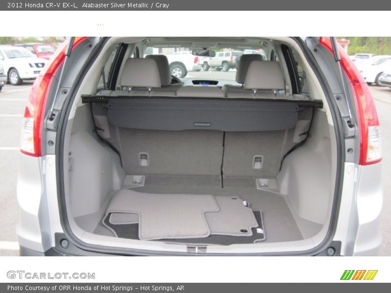 Alabaster Silver Metallic / Gray 2012 Honda CR-V EX-L