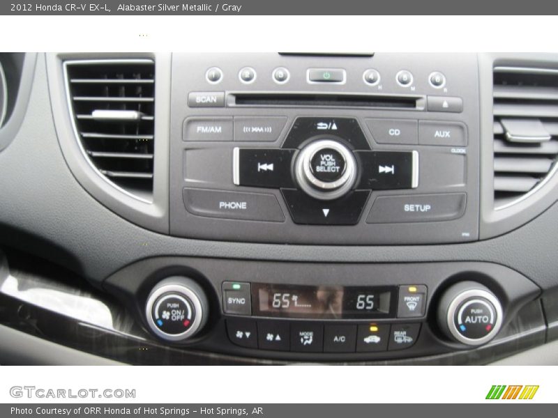 Alabaster Silver Metallic / Gray 2012 Honda CR-V EX-L