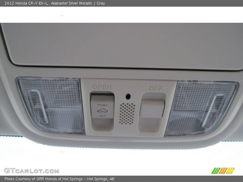 Alabaster Silver Metallic / Gray 2012 Honda CR-V EX-L