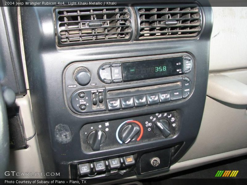 Light Khaki Metallic / Khaki 2004 Jeep Wrangler Rubicon 4x4